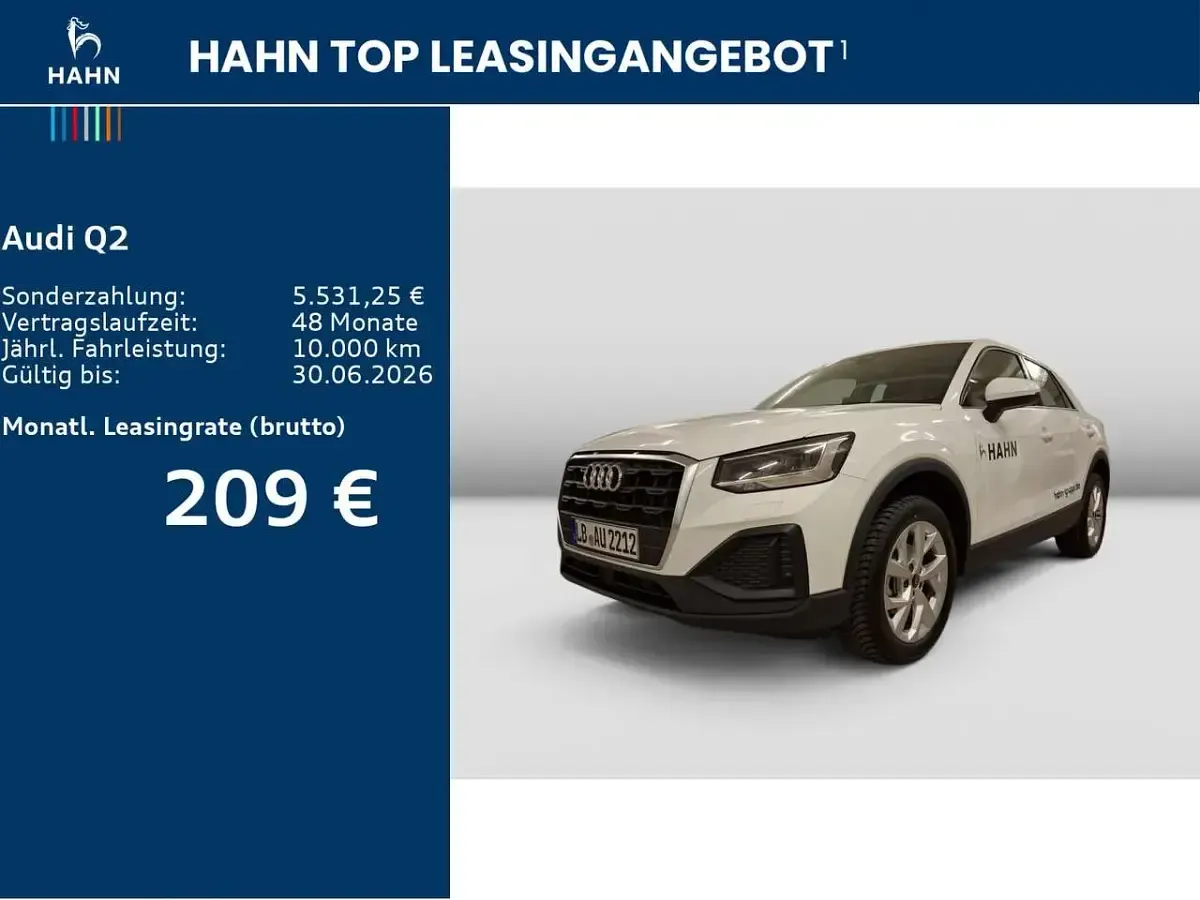 Gebraucht Audi Q2 116 PS (85 kW) 2026 Weiß SUV