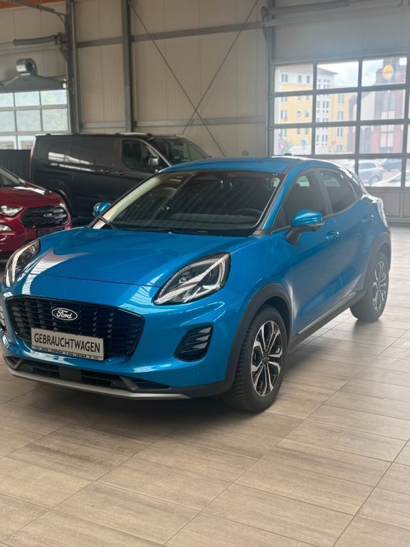 Neu Ford Puma Titanium 125 PS (91 kW) 2025 Blau Limousine