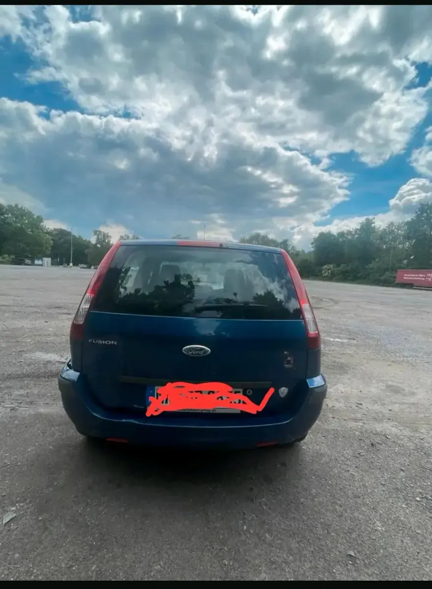 Gebraucht Ford Fusion 101 PS (74 kW) 2009 Blau Kleinwagen