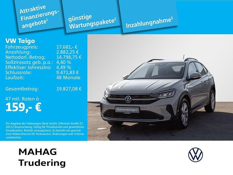 Gebraucht VW Taigo Life 95 PS (69 kW) 2023 Grau SUV