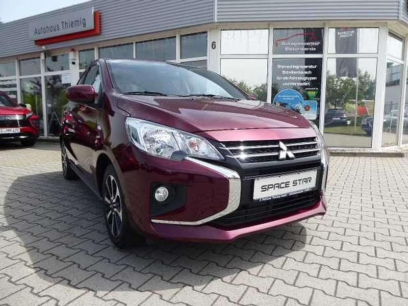 Bordeauxrot Gebraucht 2024 Mitsubishi Space Star Select+ Limousine | 17.730 € (Teuer) - Bild 1/4