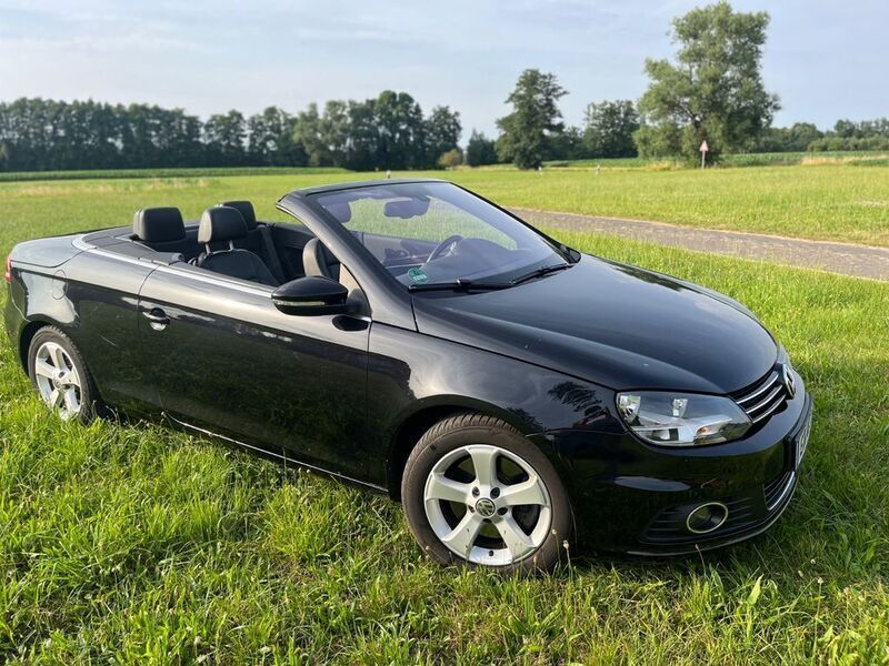 Schwarz Gebraucht 2011 VW Eos Cabrio | 8.999 € (Fairer Preis) - Bild 1/4
