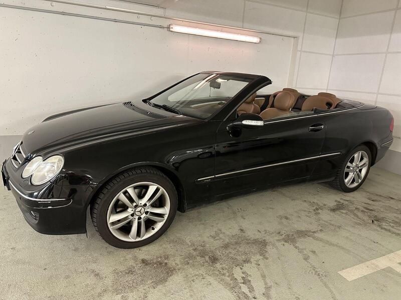 Schwarz Gebraucht 2007 Mercedes CLK200 Avantgarde Cabrio | 5.499 € (Superpreis) - Bild 1/4