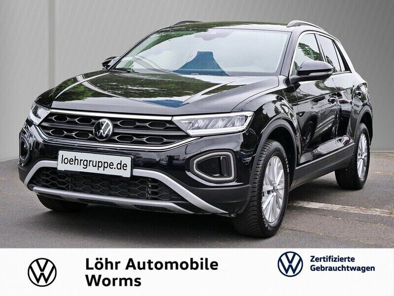 Deep black perleffekt Gebraucht 2024 VW T-Roc Life SUV | 26.480 € (Superpreis) - Bild 1/4