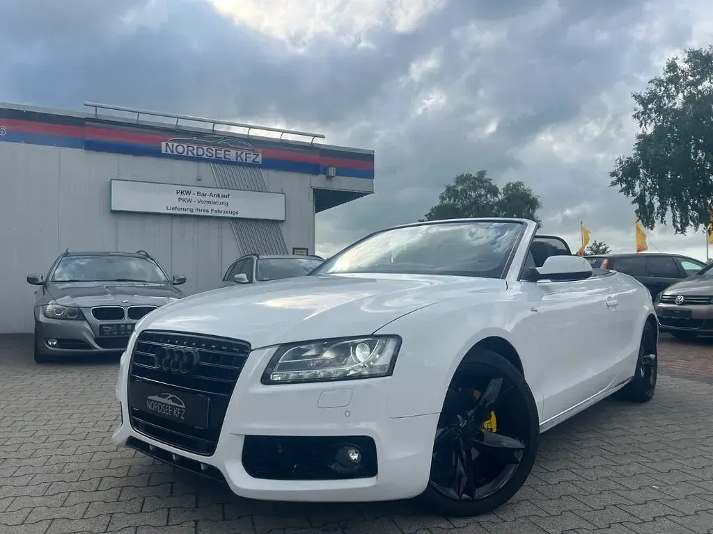 Gebraucht Audi A5 Cabriolet S-Line 179 PS (131 kW) 2010 Weiß Cabrio