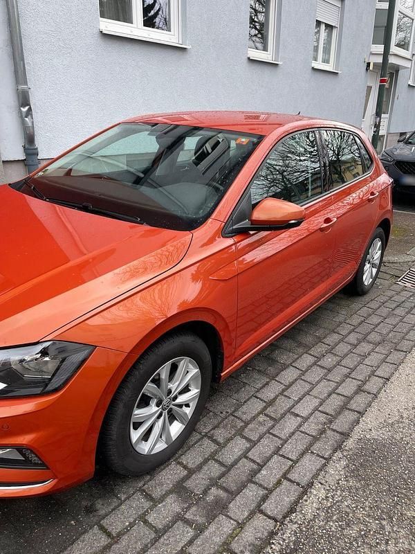 Gebraucht VW Polo Highline 116 PS (85 kW) 2017 Orange Kleinwagen