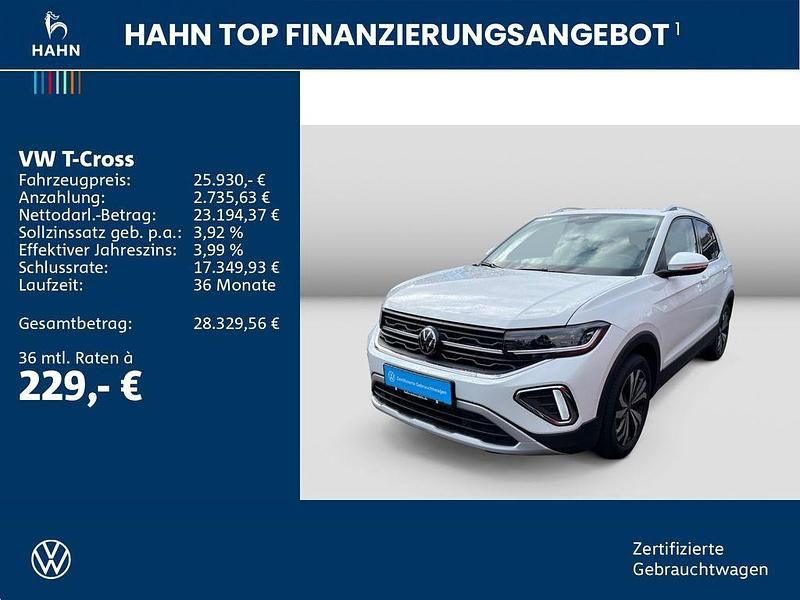 Gebraucht VW T-Cross Style 116 PS (85 kW) 2025 Weiß SUV