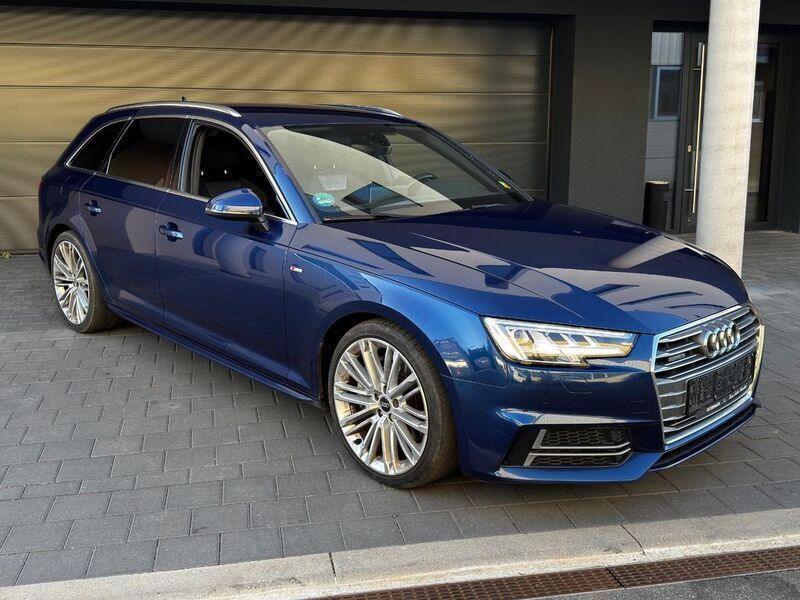 Blau Gebraucht 2017 Audi A4 S-Line Kombi | 14.980 € (Superpreis) - Bild 1/4
