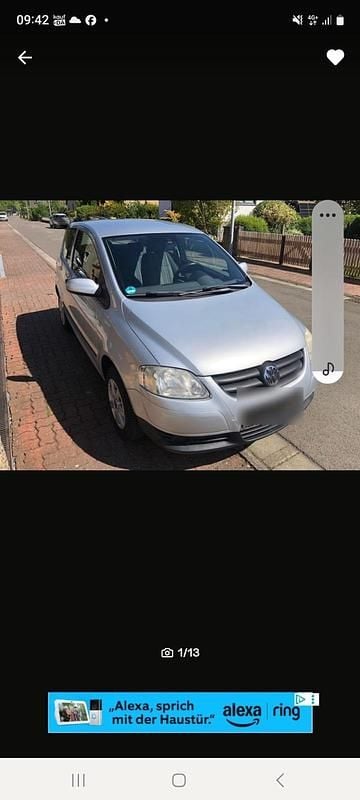 Silber Gebraucht 2005 VW Fox Kleinwagen | 600 € (Superpreis) - Bild 1/4