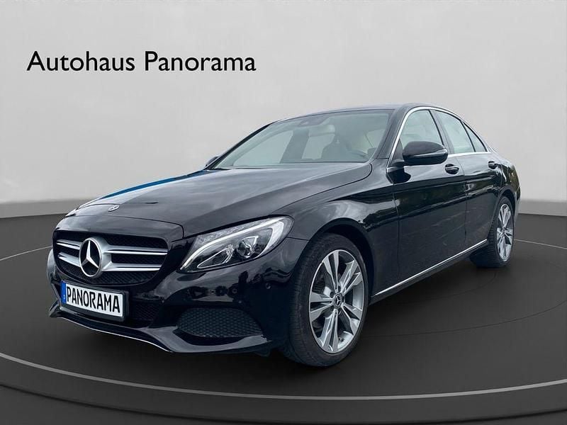 Schwarz Gebraucht 2018 Mercedes C180 Limousine | 18.490 € (Guter Preis) - Bild 1/4
