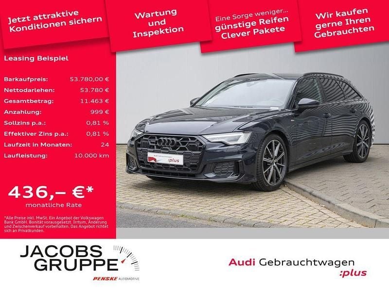 Blau Gebraucht 2024 Audi A6 S-Line Kombi | 53.780 € - Bild 1/4
