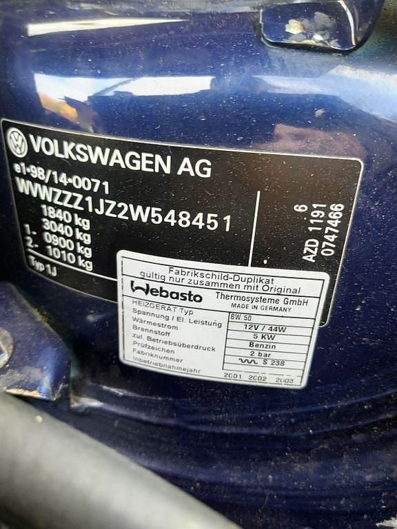 Gebraucht VW Golf IV Highline 105 PS (77 kW) 2002 Blau Kombi