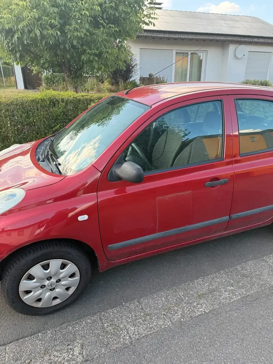 Gebraucht Nissan Micra 65 PS (47 kW) 2005 Rot Kleinwagen