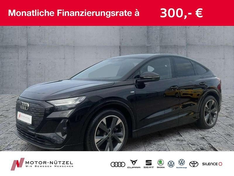 Mythosschwarz metallic Gebraucht 2022 Audi Q4 e-tron S-Line SUV | 28.560 € (Fairer Preis) - Bild 1/1