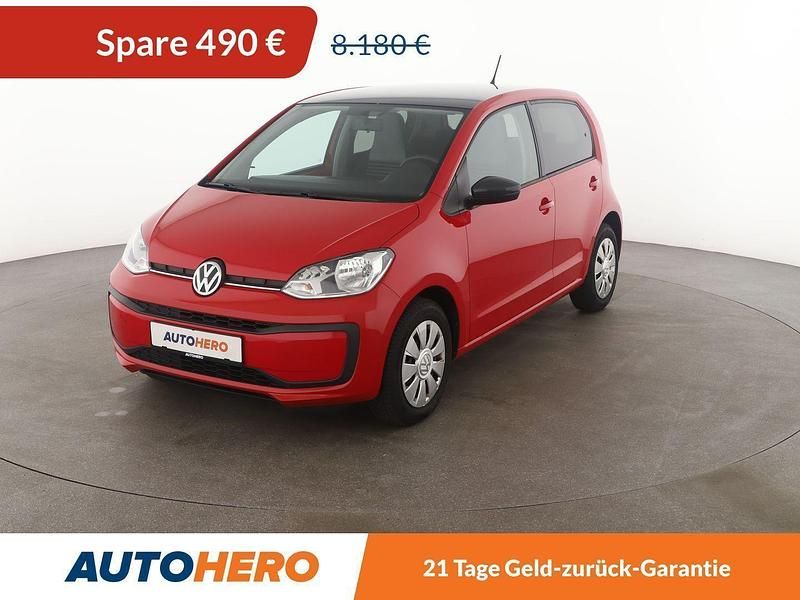 Rot Gebraucht 2017 VW up! move up! Kleinwagen | 7.500 € (Fairer Preis) - Bild 1/3