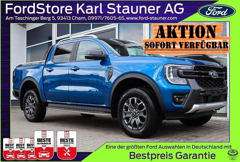 Blau Neu 2025 Ford Ranger Wildtrack Abholung | 46.981 € (Superpreis) - Bild 1/4