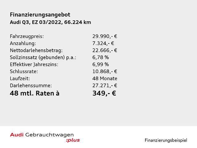 Gebraucht Audi Q3 Design 245 PS (180 kW) 2022 Ibisweiß SUV