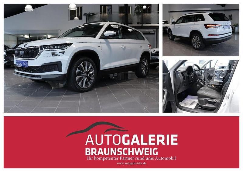 Moonweiss metallic Gebraucht 2022 Skoda Kodiaq Clever SUV | 25.950 € (Guter Preis) - Bild 1/4
