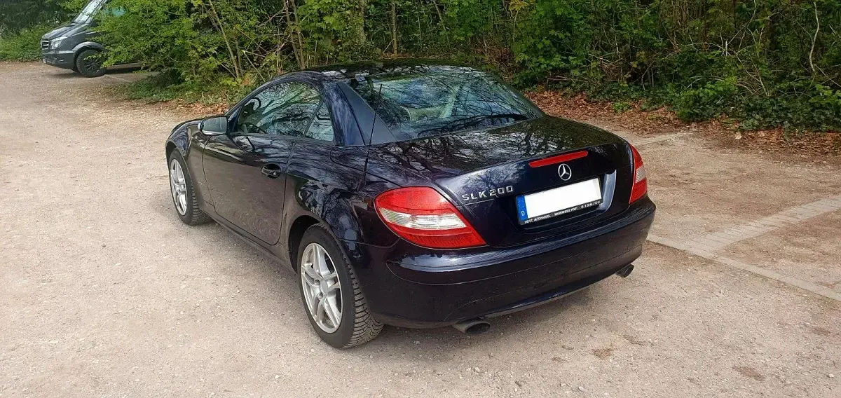Gebraucht Mercedes SLK200 163 PS (119 kW) 2004 Blau Cabrio