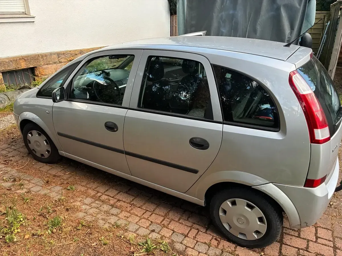Gebraucht Opel Meriva 87 PS (63 kW) 2003 Silber Van / Kleinbus