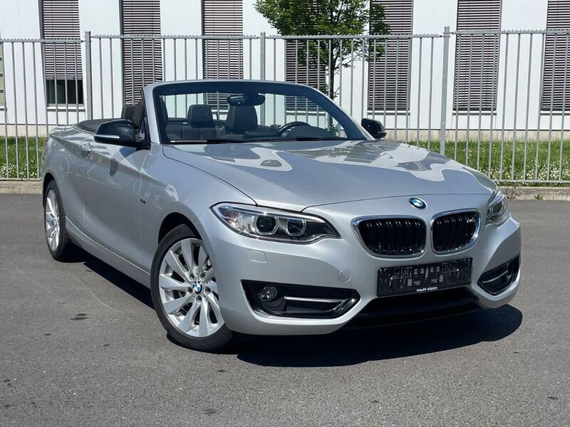 Silber Gebraucht 2015 BMW 220 M Sport Cabrio | 14.999 € (Superpreis) - Bild 1/4
