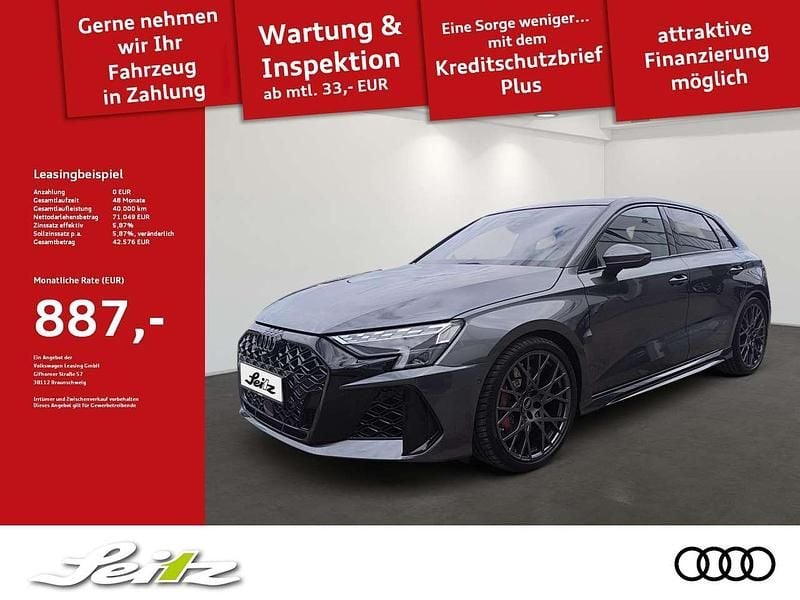 Grau Neu 2025 Audi RS3 Sportback Sport Kleinwagen | 67.749 € (Superpreis) - Bild 1/3