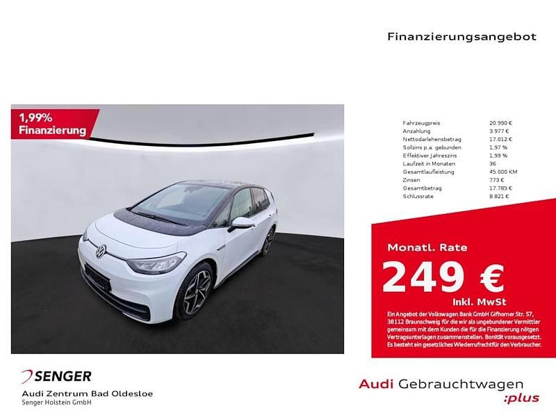 Gebraucht VW ID.3 Pro 150 kW (204 PS) 2022 Gletscherweiß Kleinwagen