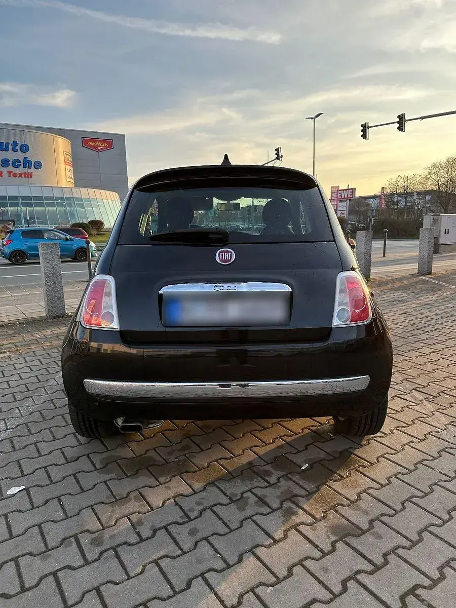 Gebraucht Fiat 500 Lounge 69 PS (50 kW) 2007 Schwarz Kleinwagen