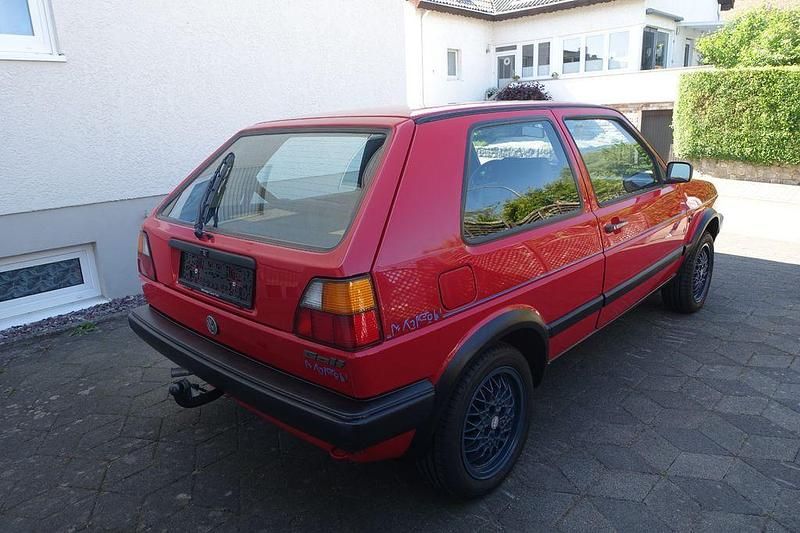 Gebraucht VW Golf II 69 PS (50 kW) 1990 Rot Kleinwagen