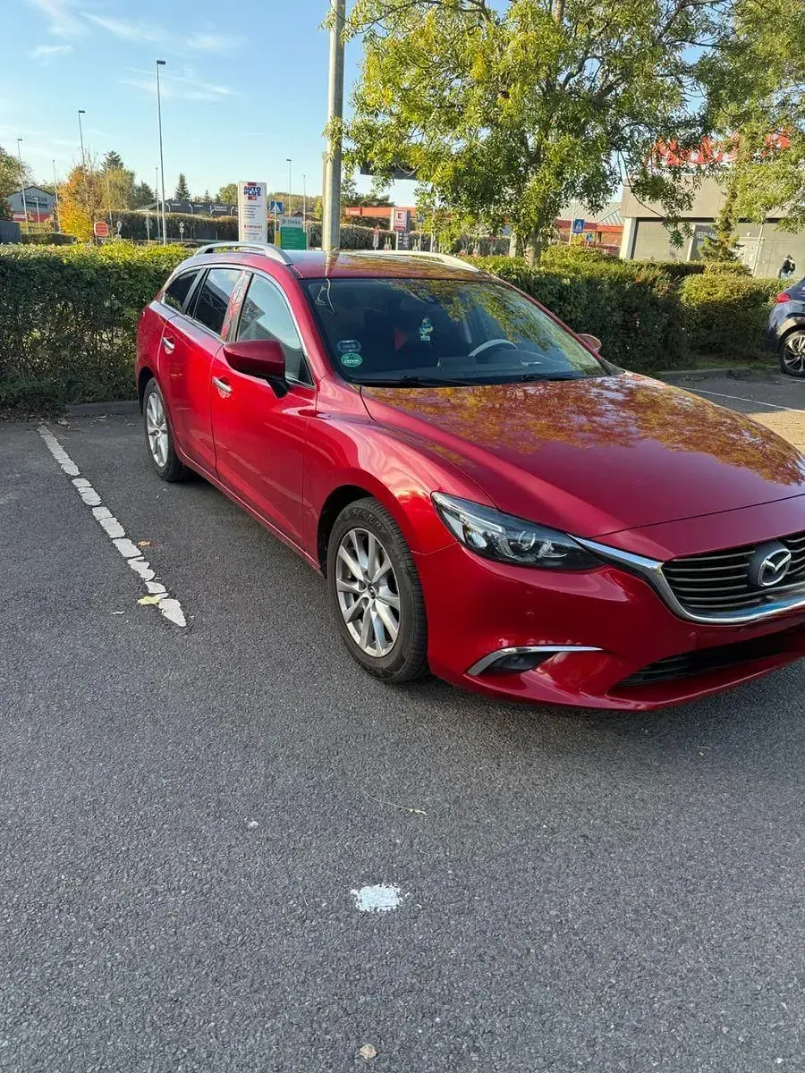 Gebraucht Mazda 6 Exclusive-Line 150 PS (110 kW) 2016 Rot Kombi