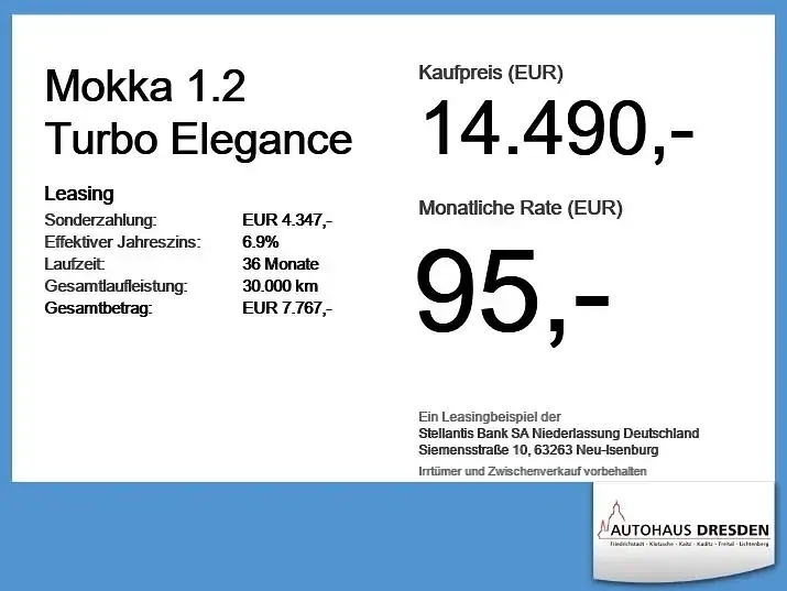 Używany Opel Mokka Elegance 101 KM (74 kW) 2021 Szary SUV