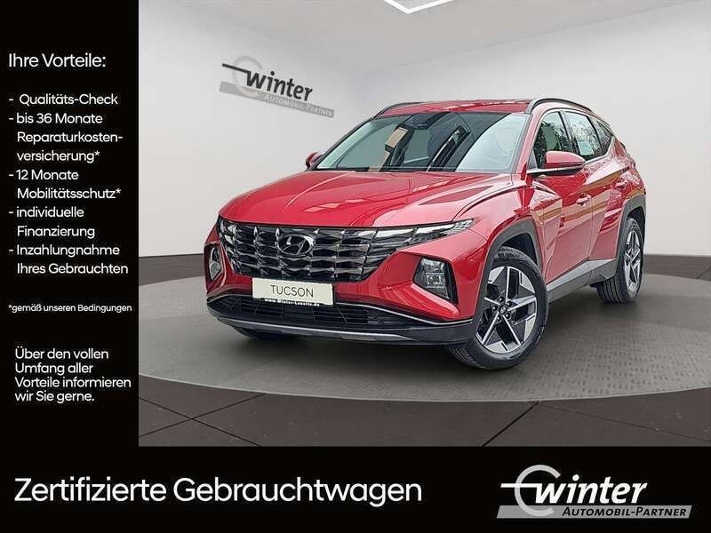 Rot Gebraucht 2021 Hyundai Tucson Select SUV | 26.350 € (Guter Preis) - Bild 1/4