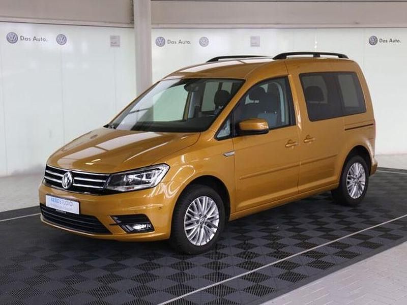 Gelb Gebraucht 2016 VW Caddy Comfortline Van / Kleinbus | 9.880 € (Superpreis) - Bild 1/4