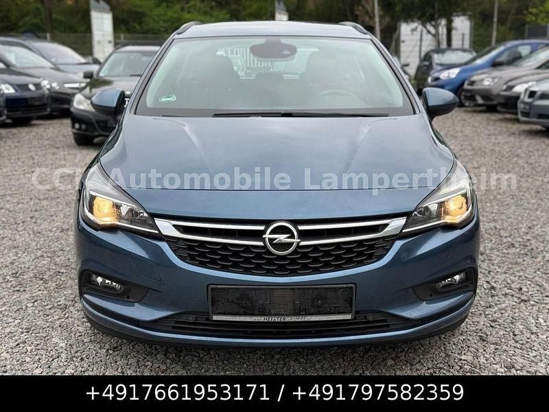 Gebraucht Opel Astra 110 PS (80 kW) 2016 Blau Kombi