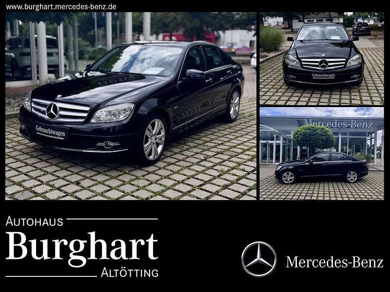 Schwarz Gebraucht 2009 Mercedes C200 Avantgarde Limousine | 5.900 € (Fairer Preis) - Bild 1/4