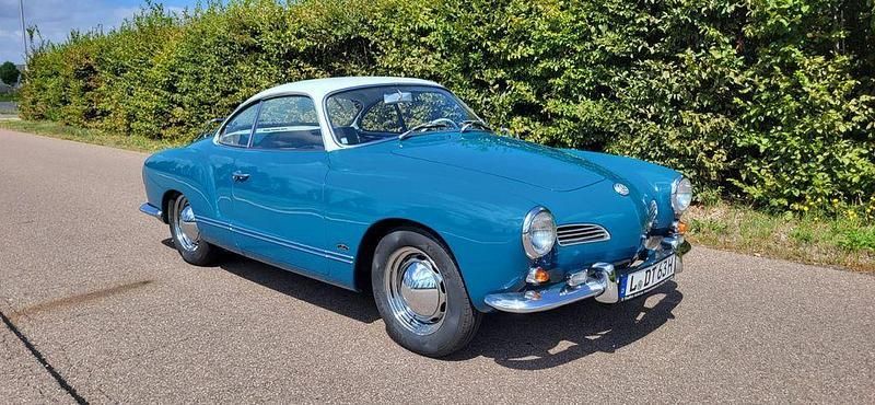 Blau Gebraucht 1963 VW Karmann Ghia Karmann Coupé | 31.900 € - Bild 1/4
