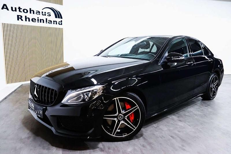 Schwarz Gebraucht 2017 Mercedes C250 AMG Limousine | 26.950 € (Teuer) - Bild 1/3