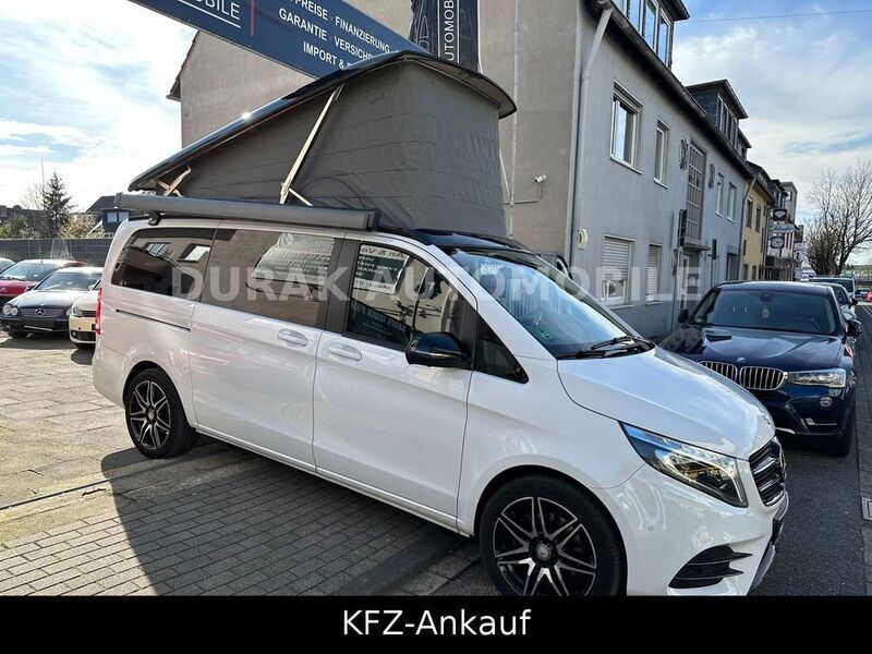 Bergkristallweiß metallic Gebraucht 2018 Mercedes V250 Marco Polo Van / Kleinbus | 52.980 € (Fairer Preis) - Bild 1/4