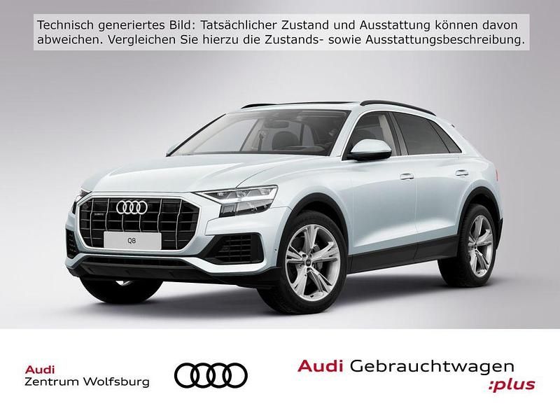 Satellitsilber metallic (metallic) Gebraucht 2023 Audi Q8 SUV | 71.390 € (Superpreis) - Bild 1/3