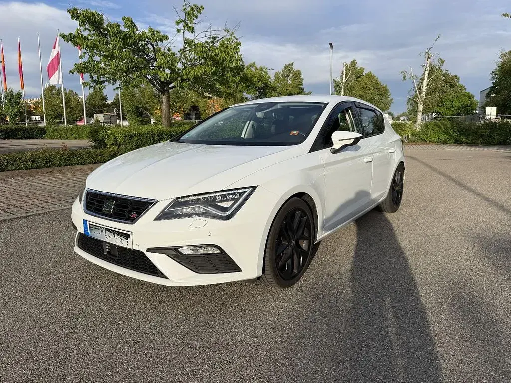 Brugt Seat Leon FR 184 HK (135 kW) 2018 Hvid Sedan