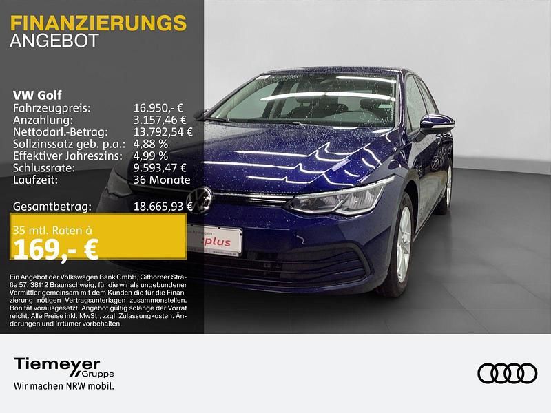 Gebraucht VW Golf VIII Life 110 PS (80 kW) 2021 Blau