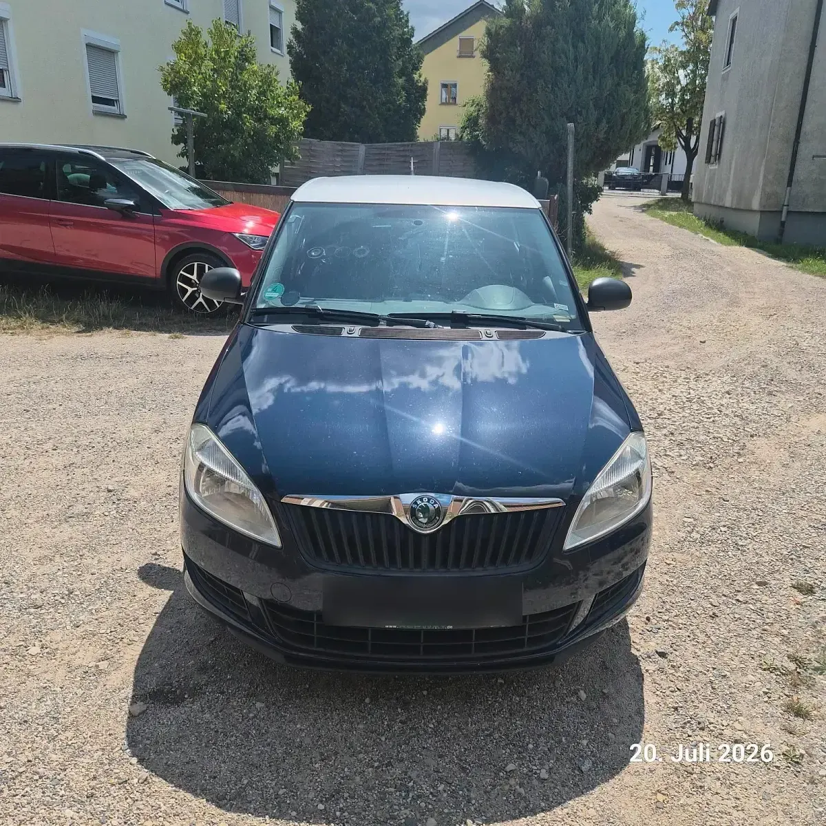 Gebraucht Skoda Fabia 2011 Blau Kleinwagen