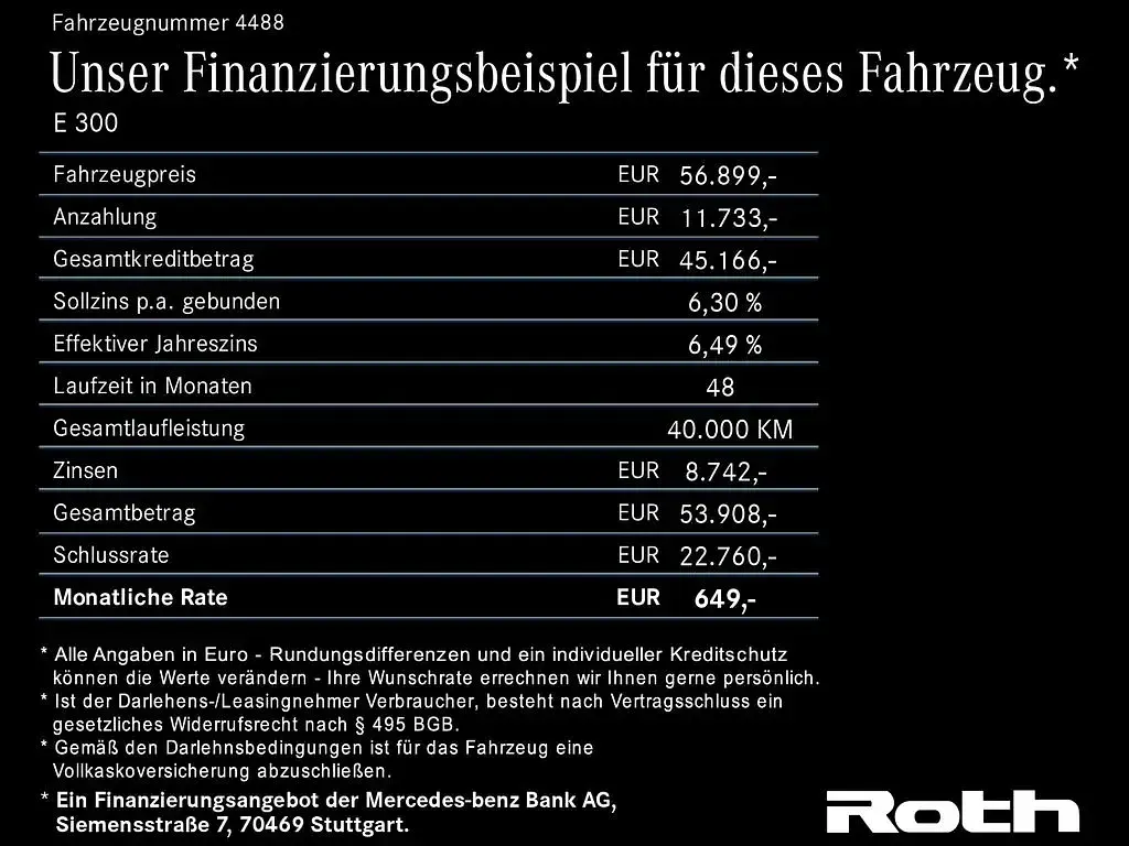 Gebraucht Mercedes E300 AMG 313 PS (230 kW) 2025 Schwarz Limousine