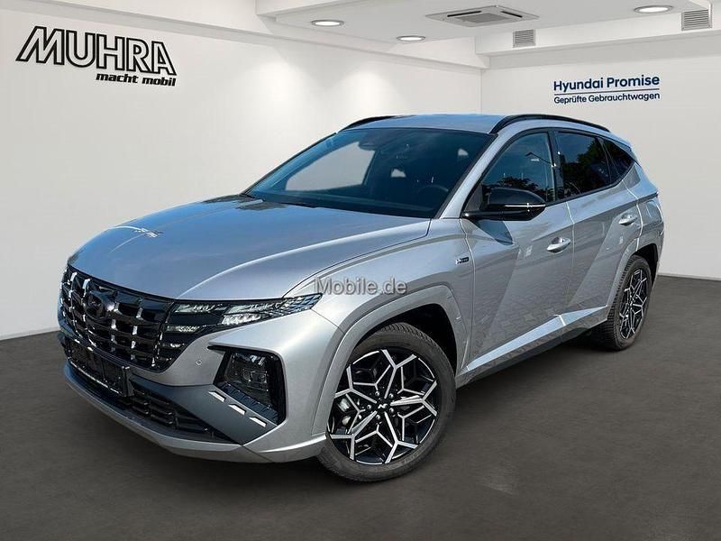 Shimmering silver / met Gebraucht 2024 Hyundai Tucson N Line SUV | 34.823 € (Fairer Preis) - Bild 1/4