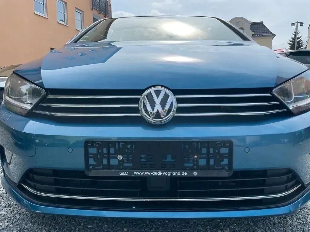 Gebraucht VW Golf Sportsvan Allstar 150 PS (110 kW) 2016 Blau Van / Kleinbus