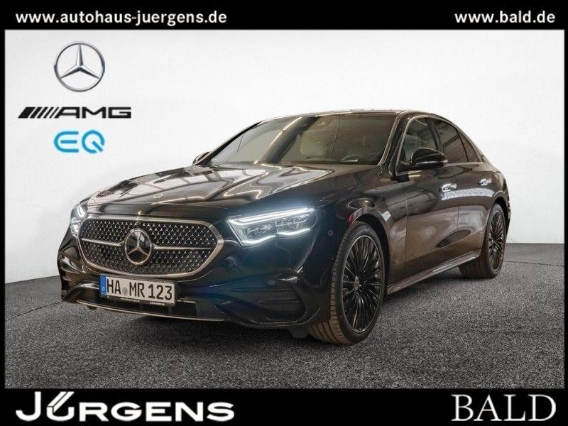 Schwarz metalliclack obsidianschwarz Gebraucht 2025 Mercedes E220 AMG Limousine | 64.790 € (Teuer) - Bild 1/4