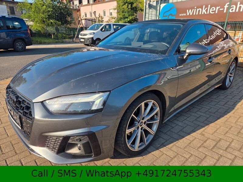Grau Gebraucht 2021 Audi A5 Sportback S-Line Limousine | 36.990 € (Etwas zu teuer) - Bild 1/4