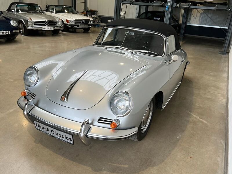 Occasion Porsche 356 95 ch (69 kW) 1964 Argent Cabriolet