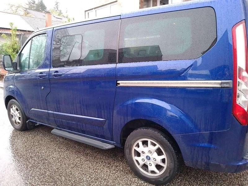 Blau Gebraucht 2014 Ford Tourneo Custom Titanium Van / Kleinbus | 15.200 € (Superpreis) - Bild 1/4