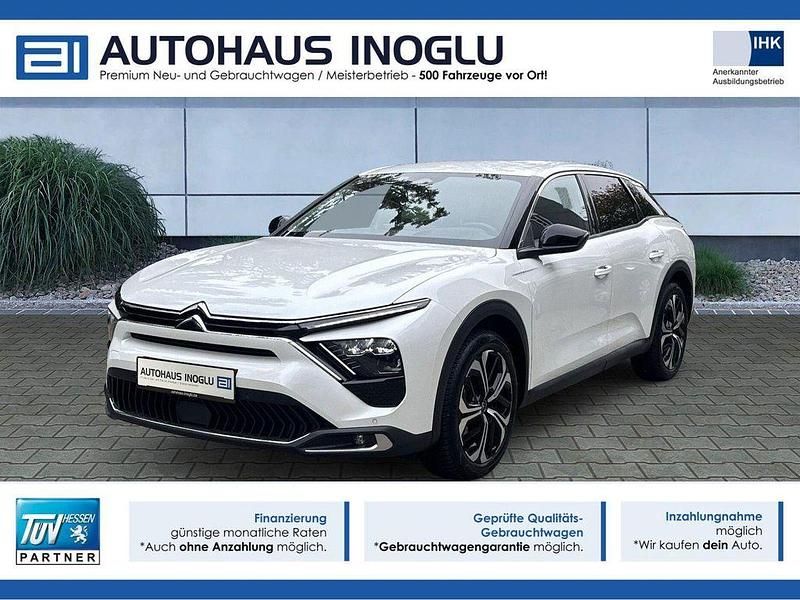 Gebraucht Citroën C5 X PureTech 131 PS (96 kW) 2024 Weiß perlmuttweiß (metalliclackierung) (metallic) Kombi